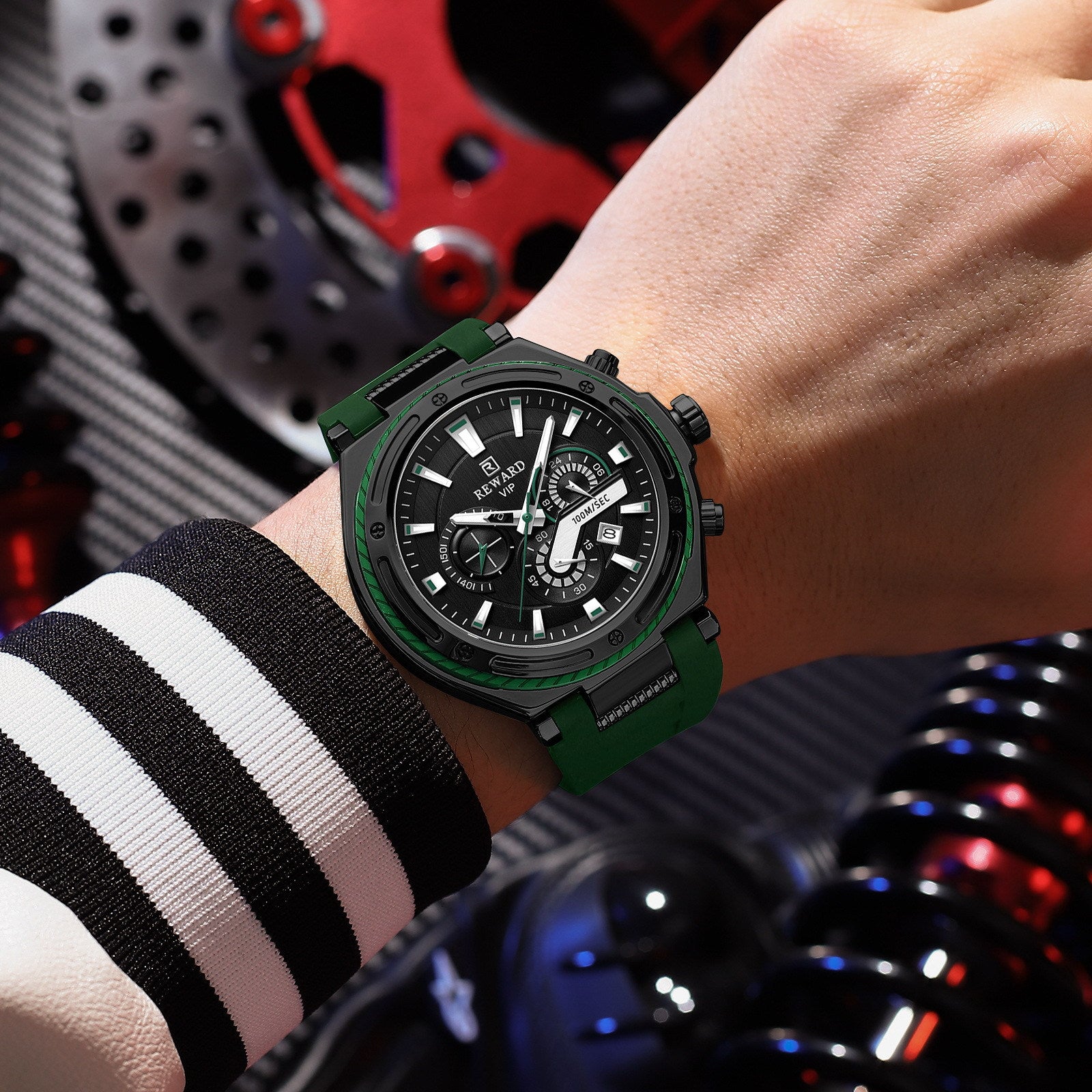 Reward Multifunctional Sport Quartz Men's Watch