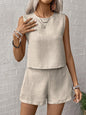Casual vest and shorts