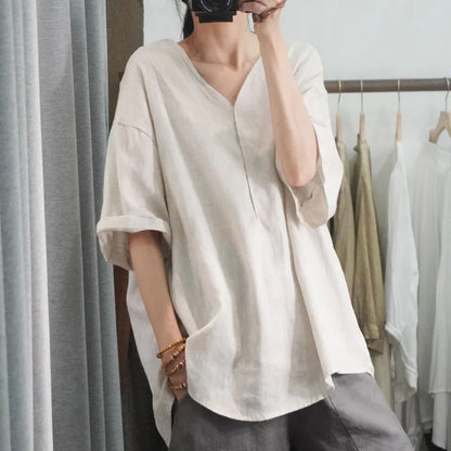 Womens Casual V-Neck T-Shirt