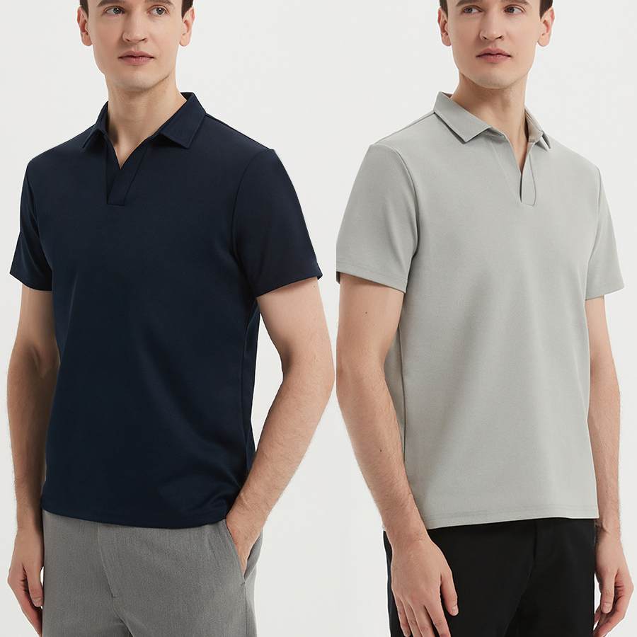 Professional Sports Polo Shirt with Seagull Collar