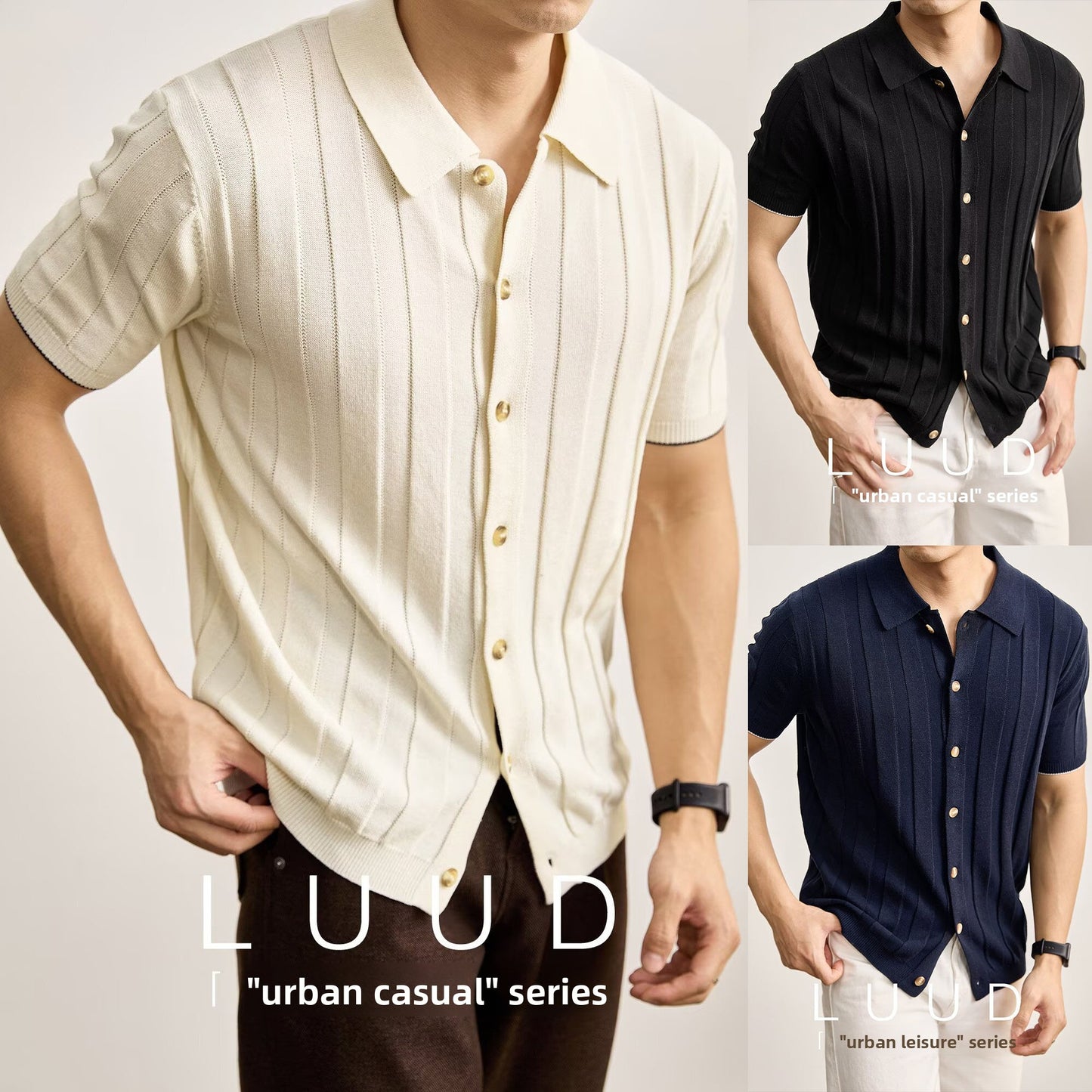 Mens Wrinkle-Resistant Short Sleeve Polo Shirt