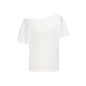 Irregular slanted collar off-the-shoulder short-sleeved shirts in summer