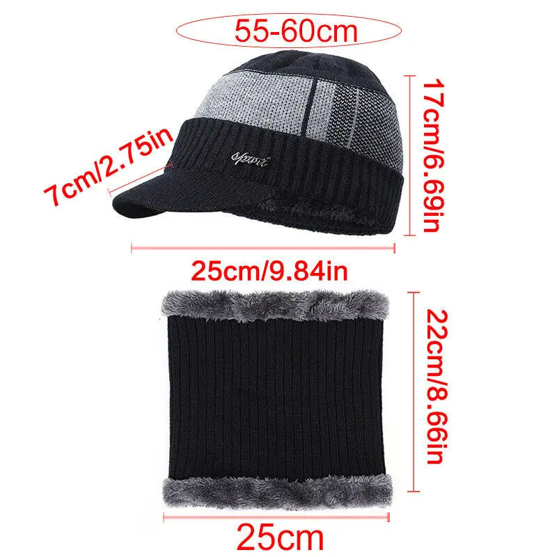 Winter Warm Brimless Hat