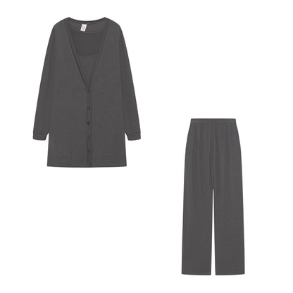 Womens Knitted Three-Piece Set