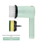 Multifunctional Electric Cleaning Brush with Interchangeable Heads
