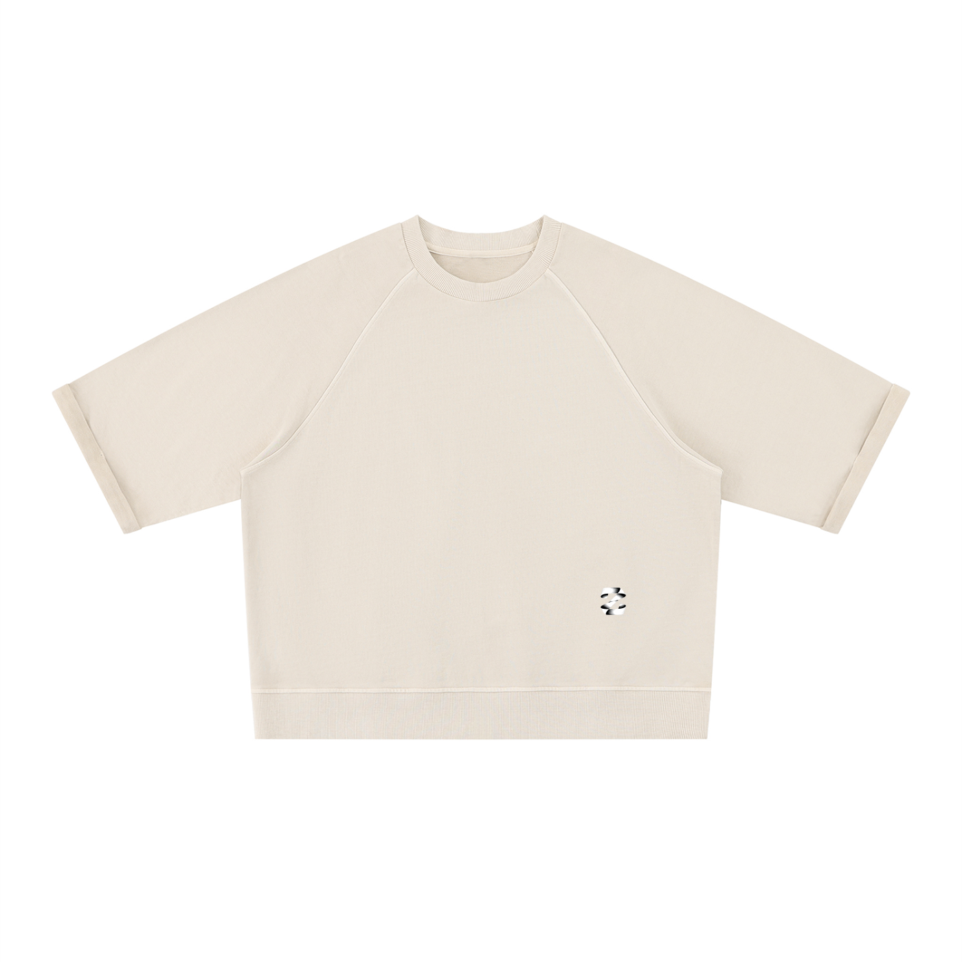 Z Vintage Wash Boxy Short Sleeve Sweatshirt