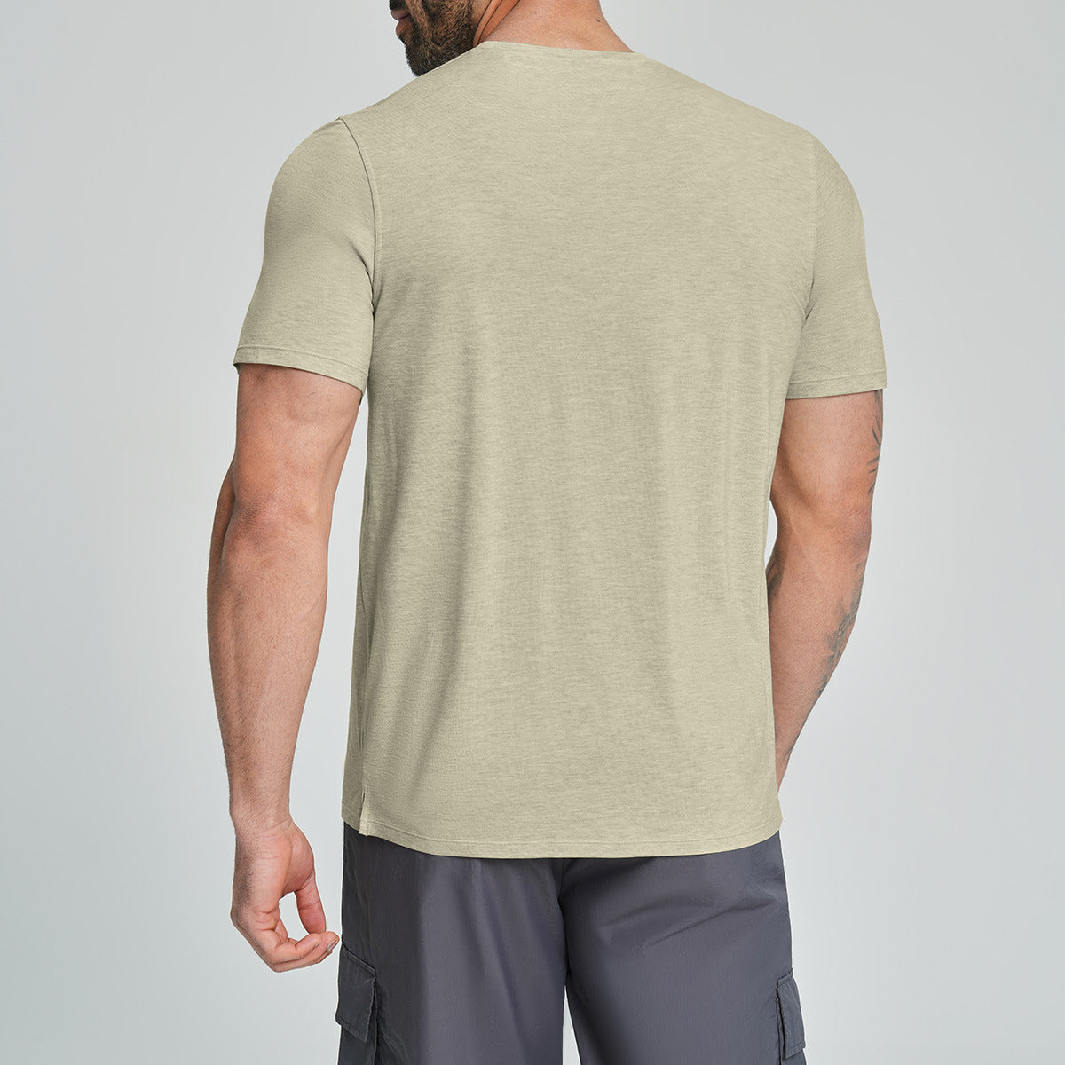 Mens Lyocell Merino Wool Blend T-Shirt