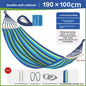 Thickened Nylon Outdoor Hammock Anti-Rollover Striped Swing Bed