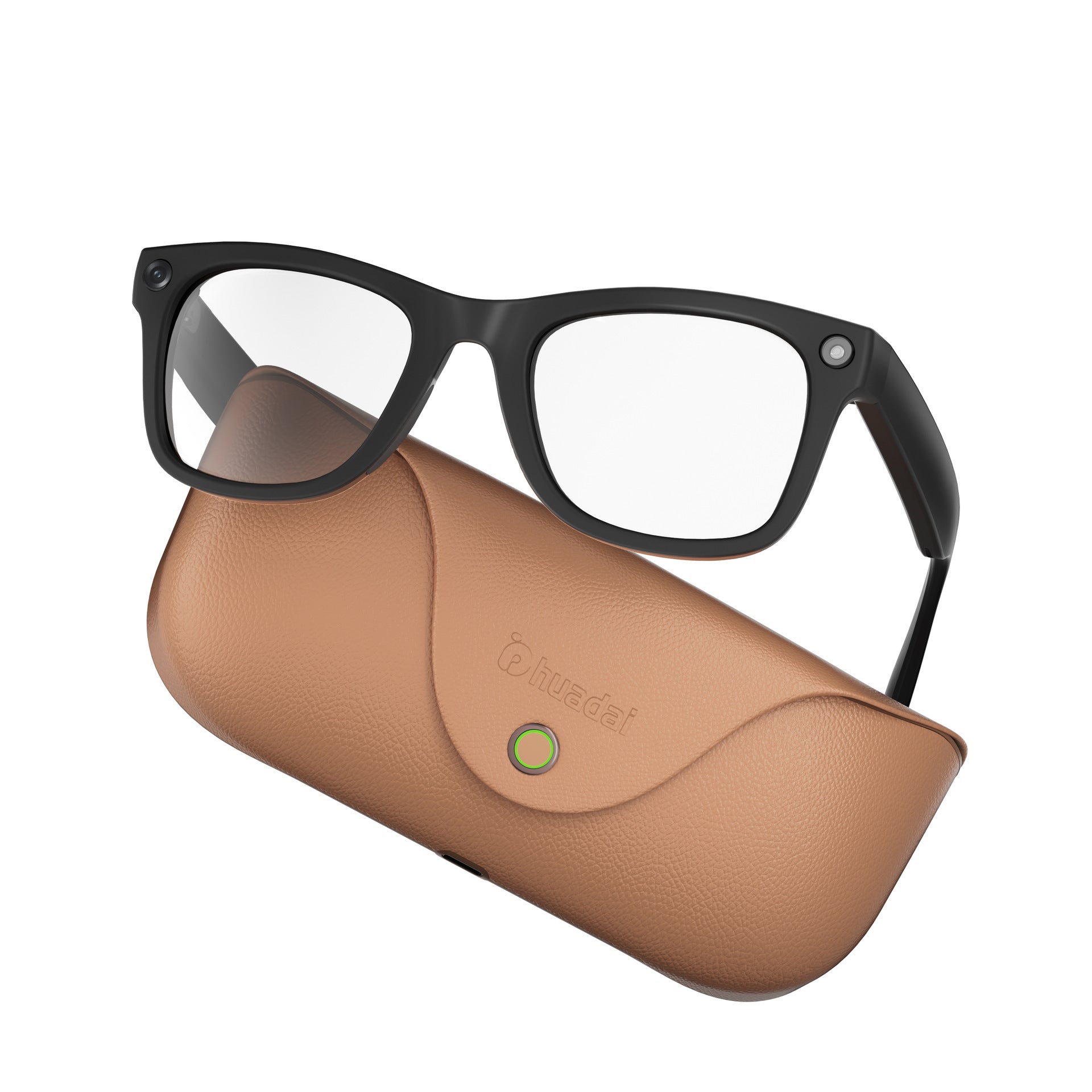 Mt5 Smart Glasses with AI Camera and Charging Case