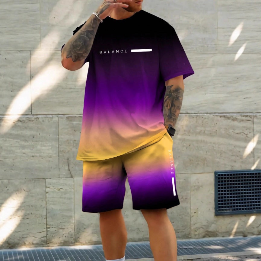Casual sport short-sleeve T-shirt