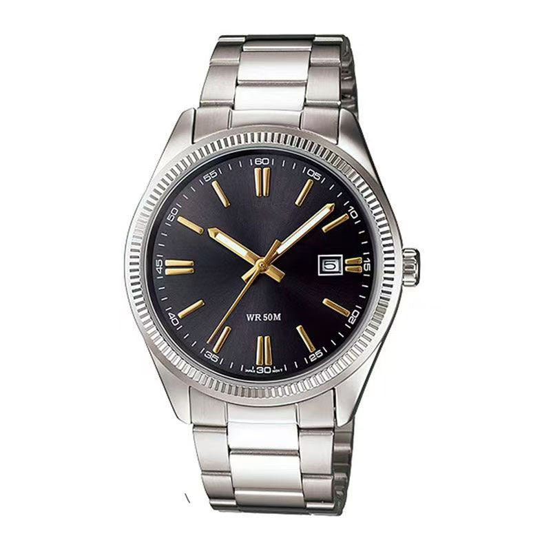 Minimalist Quartz Watch with Calendar