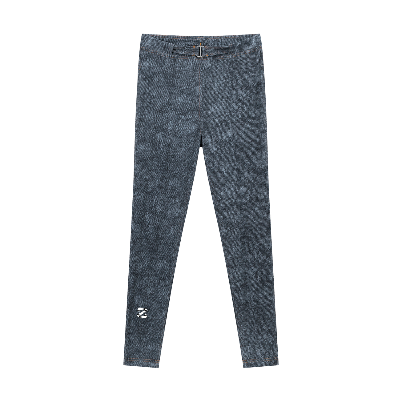 Women's Faux Denim Zip-Fly Leggings
