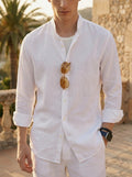 Linen old money style shirt