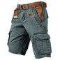Mens Summer Cargo Shorts Loose Fit