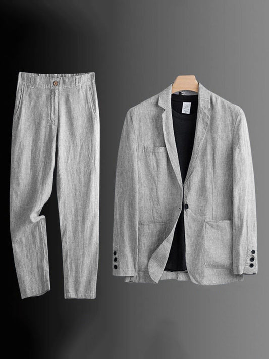 Linen suit set