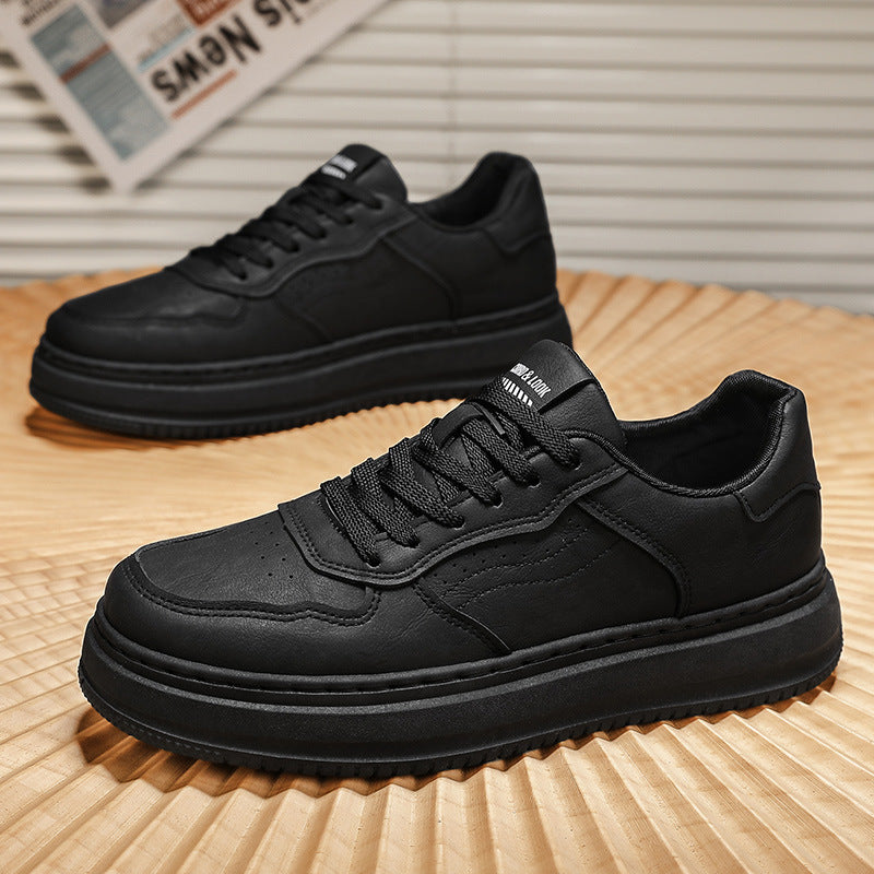 Men's casual sports shoes with thick soles