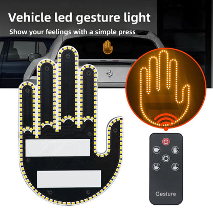 Gesture Control LED Warning Light