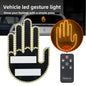 Gesture Control LED Warning Light