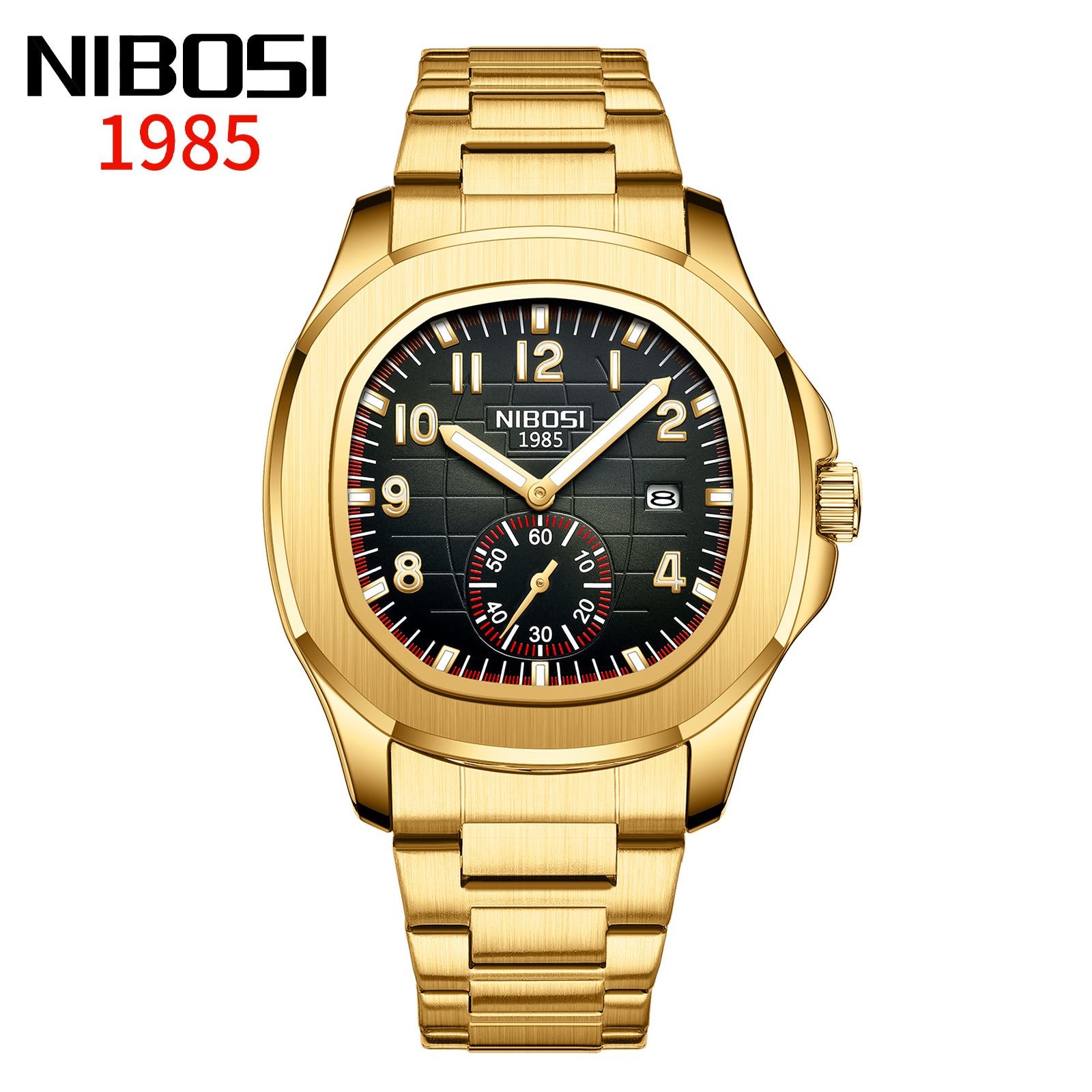 Multifunctional Quartz Watch with Luminous Display