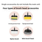 Multifunctional Electric Cleaning Brush with Interchangeable Heads
