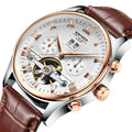 Automatic Mechanical Watch with Tourbillon and Calendar