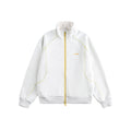 Vintage Deconstructed Stand Collar Sweatshirt