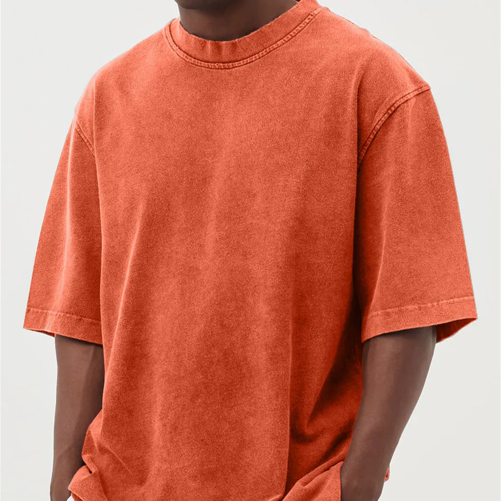 Mens Waffle Print Casual T-shirt