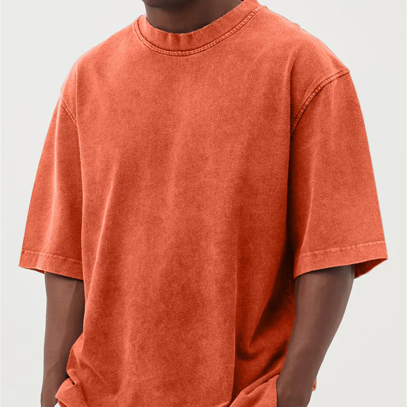 Mens Waffle Print Casual T-shirt