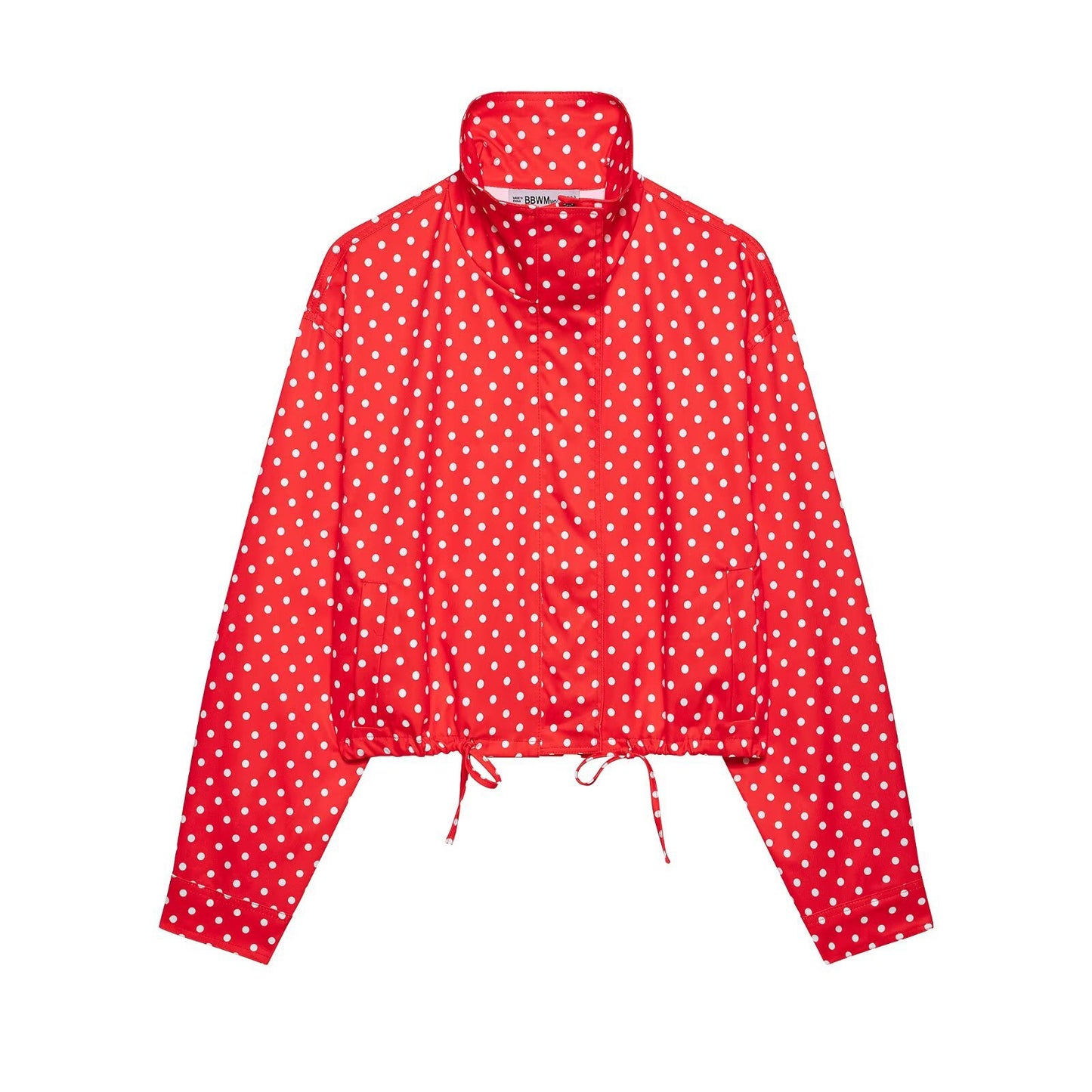 Polka Dot Drawstring Jacket and Pants