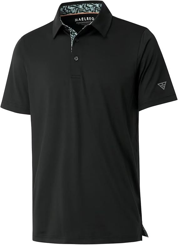 Mens Quick Dry Polo Shirt Short Sleeve Casual