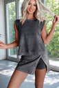 Women's top and shorts