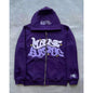 Gothic Punk Zip Up Hoodie Streetwear