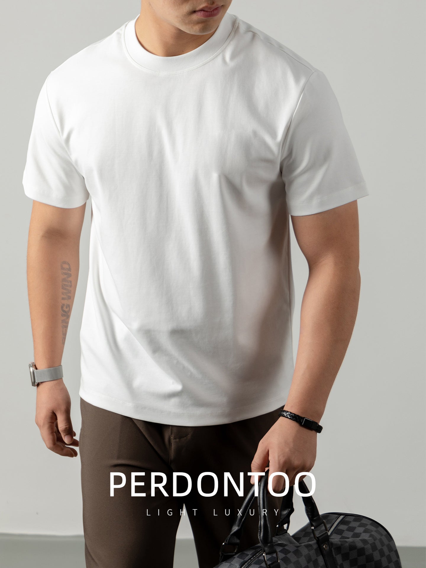 Men's Cool-Feeling Cotton Short Sleeve T-Shirt