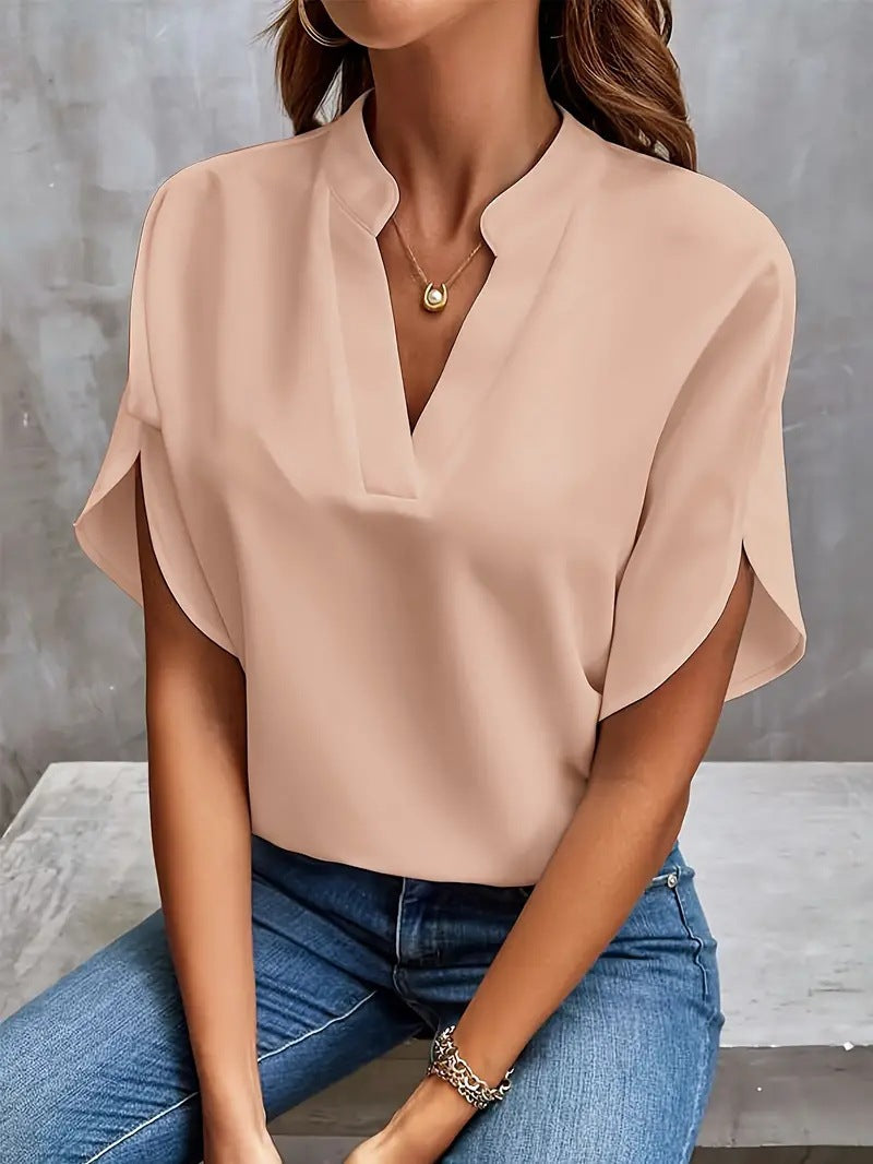 Womens Casual V-neck Shirt