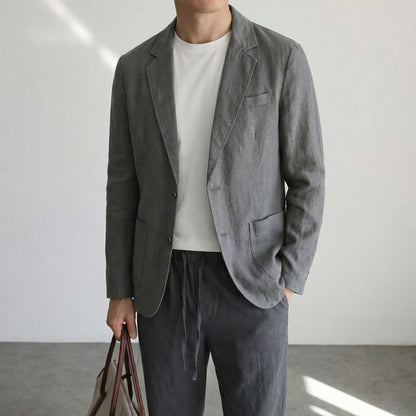 Italian Style Linen Business Jacket