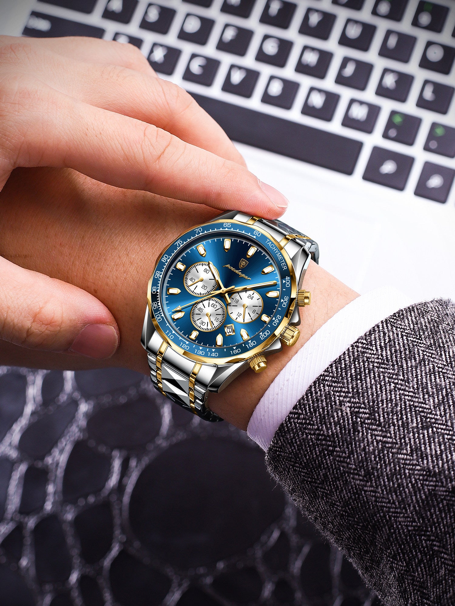 quartz wrist watch