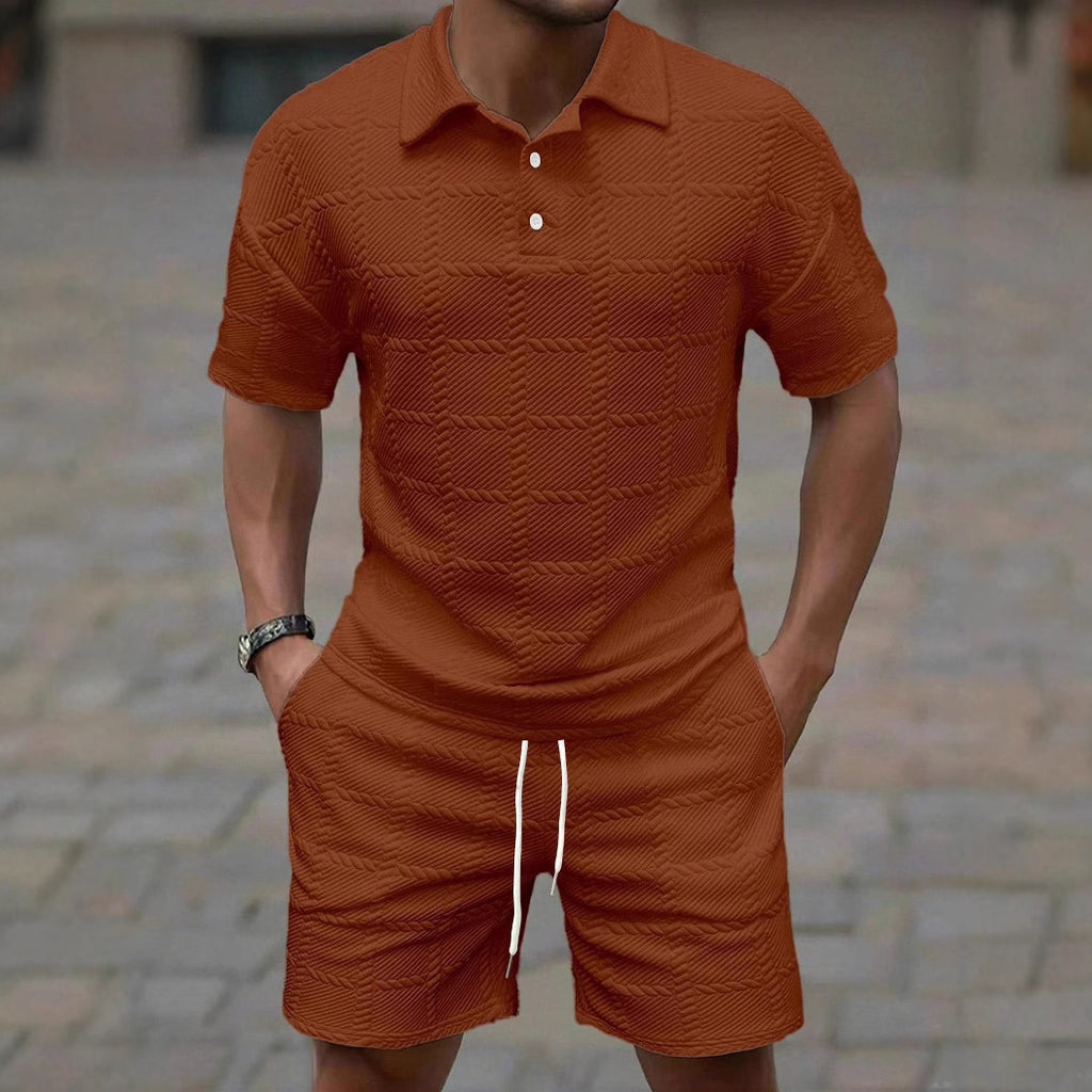 Men's Short-Sleeved Shorts Set Casual Summer Wear