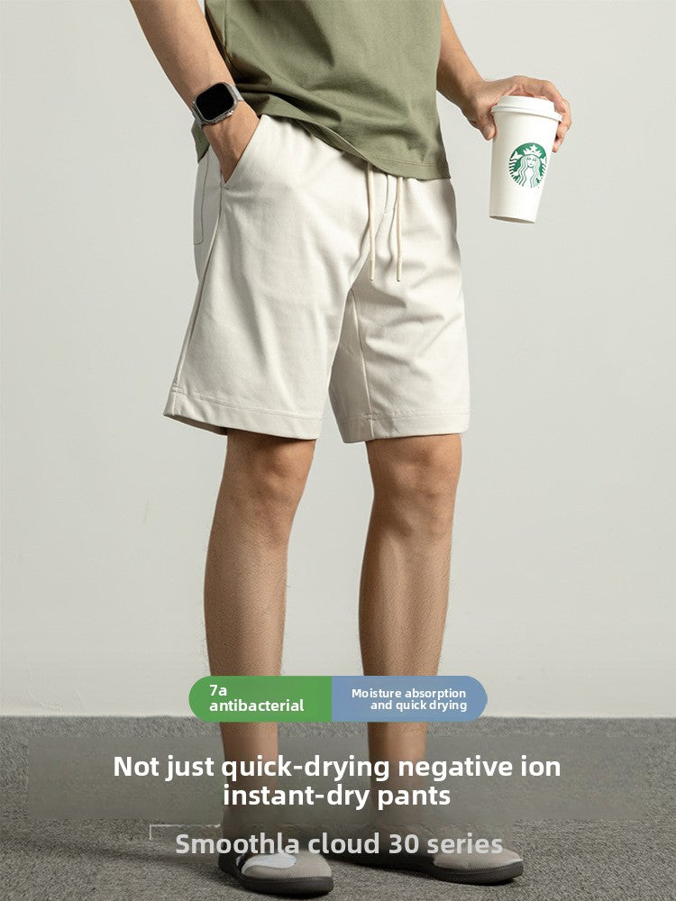 Mens Quick-Dry Antibacterial Sports Shorts