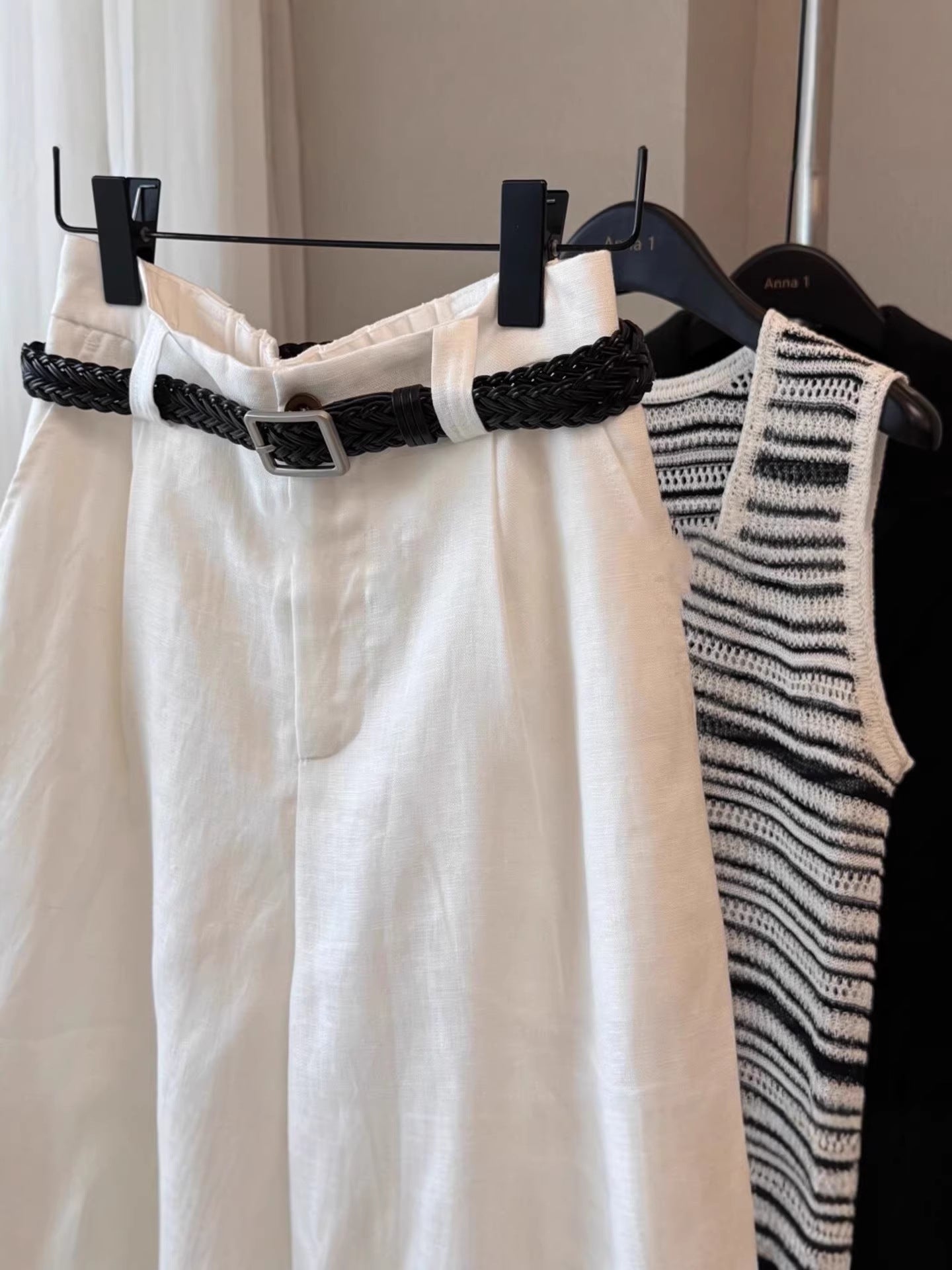Women's Linen Wide-Leg Shorts