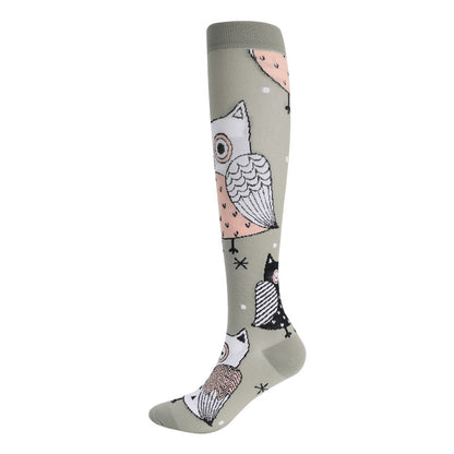 Nylon Compression Socks for Running Cycling Yoga