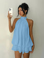 Halter Neck Backless Summer Dress