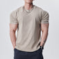 High-Quality Texture Cuff Sleeve T-Shirt for Men