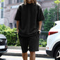 Men's Casual Short Sleeve T-Shirt and Shorts Set