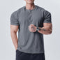 High-Quality Texture Cuff Sleeve T-Shirt for Men