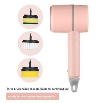 Multifunctional Electric Cleaning Brush with Interchangeable Heads