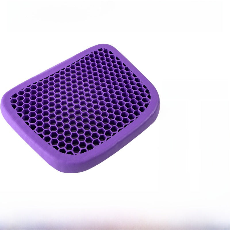 Honeycomb gel seat cushion