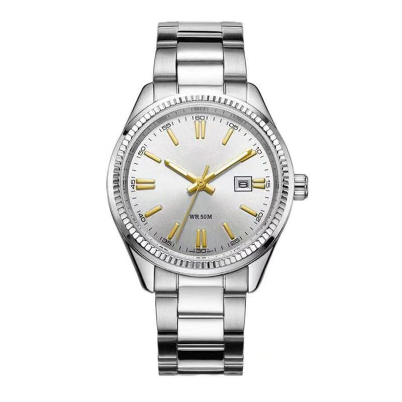 Minimalist Quartz Watch with Calendar