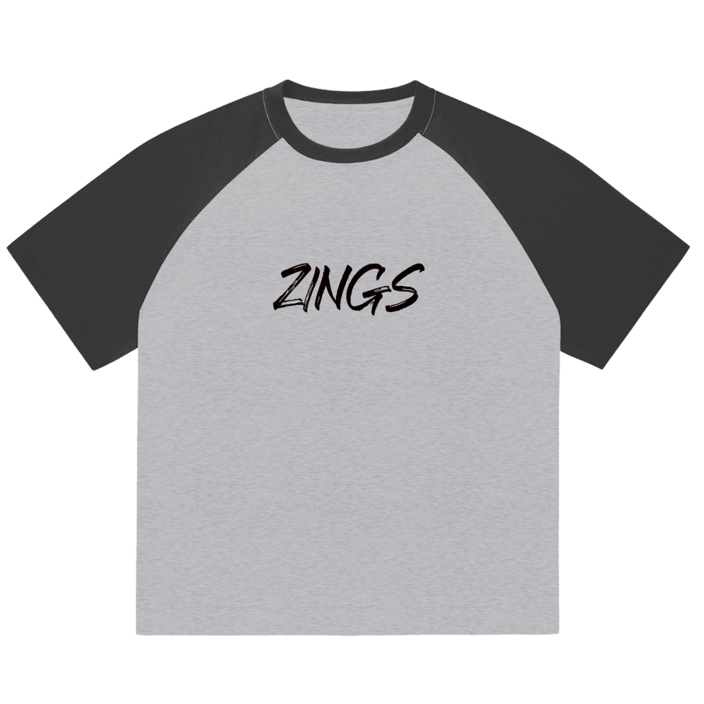 Color-Blocked Raglan Sleeve T-Shirt