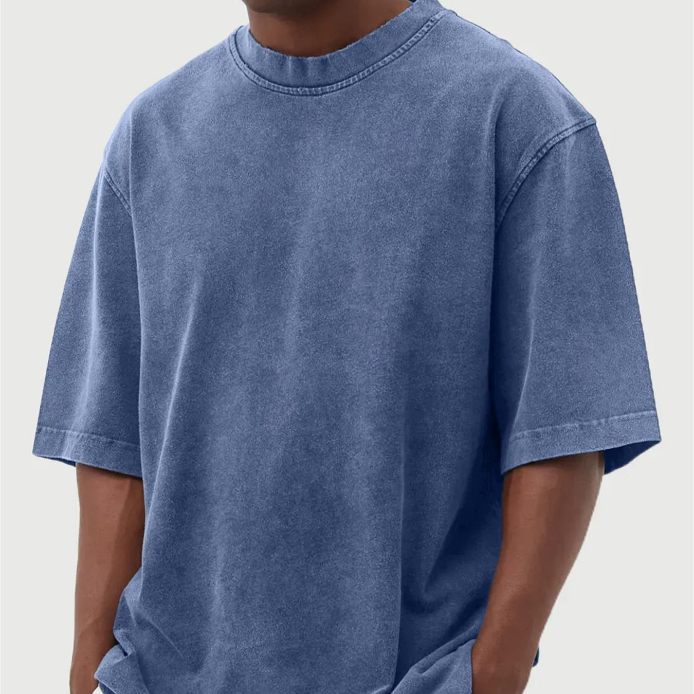 Mens Waffle Print Casual T-shirt