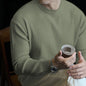 Casual Striped Knitted Sweater for Men